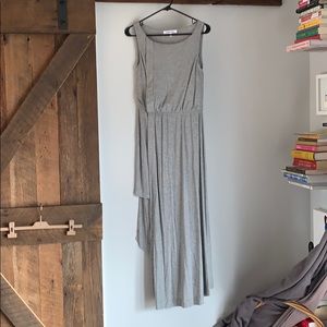 Elizabeth and James Gray Ribbed Dress